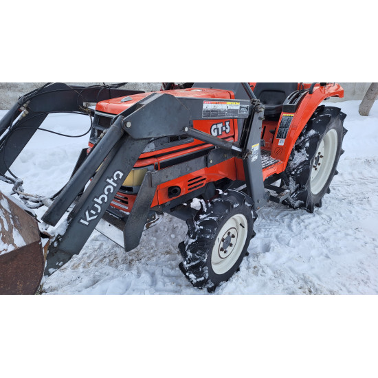 Міні-трактор Kubota GT-3 з фронтальним навантажувачем - Зображення 10