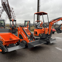 Міні екскаватор LeiTe+Міні навантажувач LeiTe+Міні самоскид LeiTe