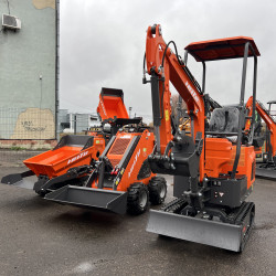 Міні екскаватор LeiTe+Міні навантажувач LeiTe+Міні самоскид LeiTe