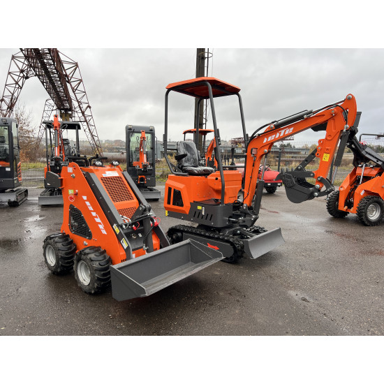 Міні екскаватор LeiTe+Міні навантажувач LeiTe - Зображення 1