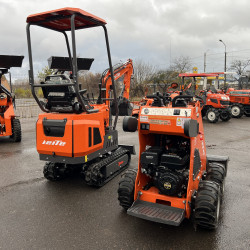 Міні екскаватор LeiTe+Міні навантажувач LeiTe