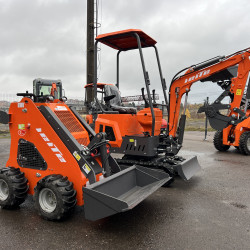 Міні екскаватор LeiTe+Міні навантажувач LeiTe