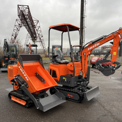 Міні самоскид LeiTe+Міні екскаватор LeiTe