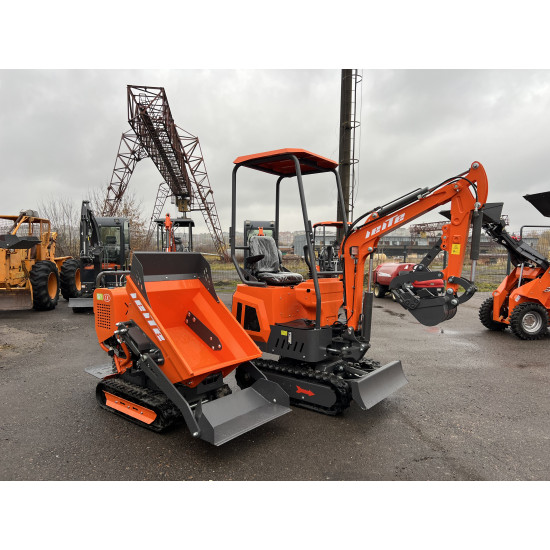 Міні самоскид LeiTe+Міні екскаватор LeiTe - Зображення 1