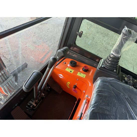 Міні-екскаватор LeiTe LT1018 CAB + швидкоз'єм, ковші 200 мм, 380 мм, 600 мм, 800 мм гідравлічний планувальний, гідро прижим, Ripper - Зображення 9