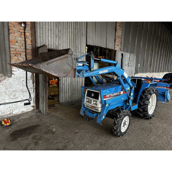 Міні-трактор Mitsubishi MT 2501 з фронтальним навантажувачем - Зображення 1